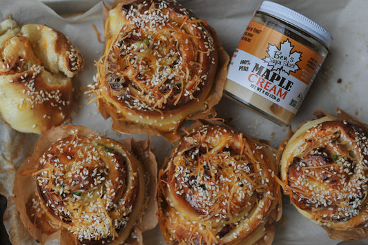 Maple Ham & Cheddar Buns