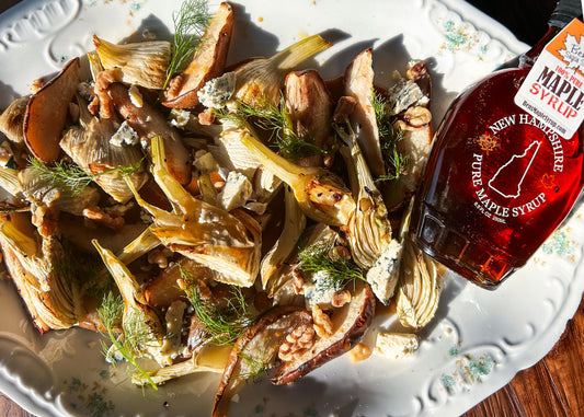 Maple Roasted Fennel and Pears