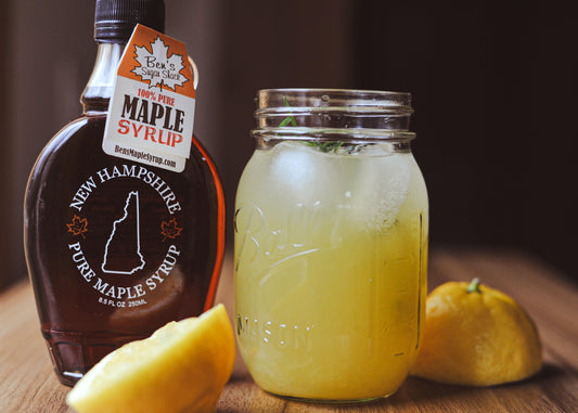 Maple Sweetened Rosemary Lemonade