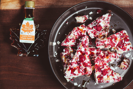 Frozen Raspberry Yogurt Bark