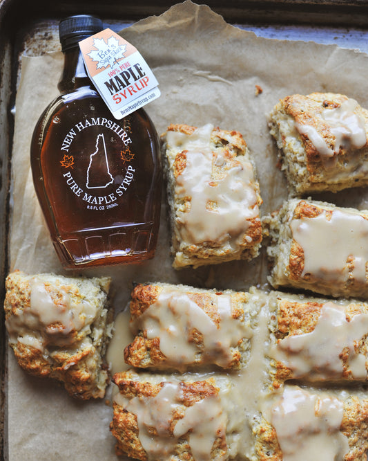 Maple Banana Cream Scones