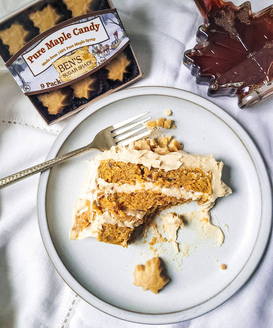 Maple Browned Butter Cream Cheese Frosting Carrot Cake Recipe