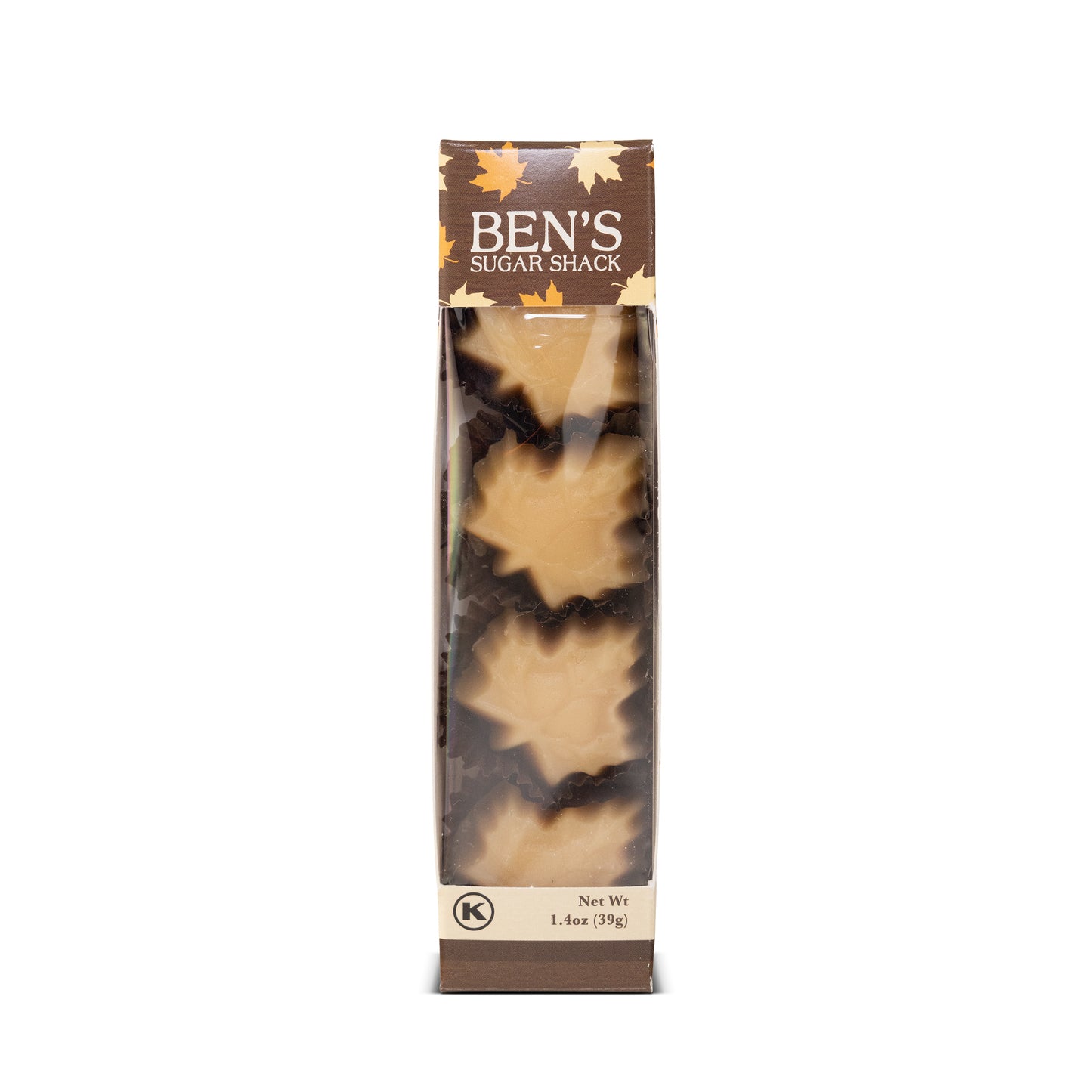 Pure Maple Candy Leaf Favors - 1.4 oz - 4 pack (*Min order: 50 Units)