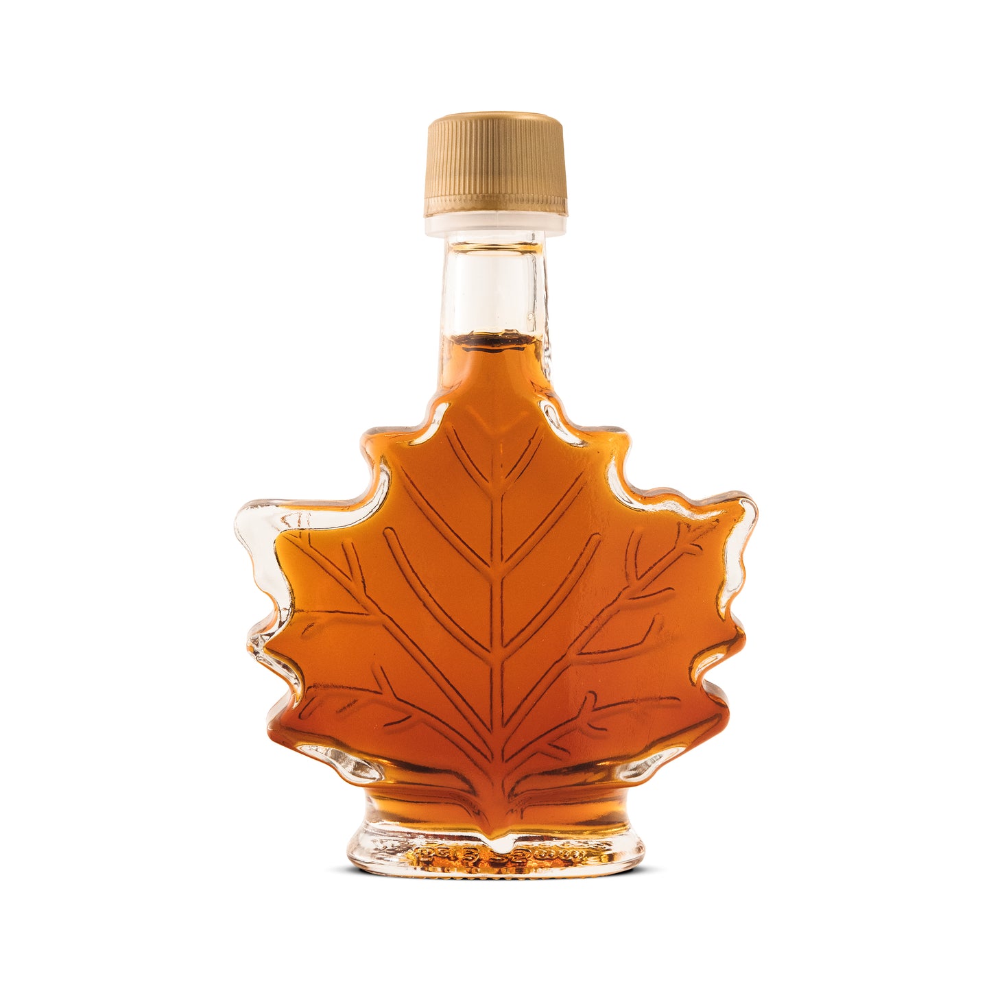 Pure Maple Syrup Favors - Glass Leaf Bottle - 1.7 oz