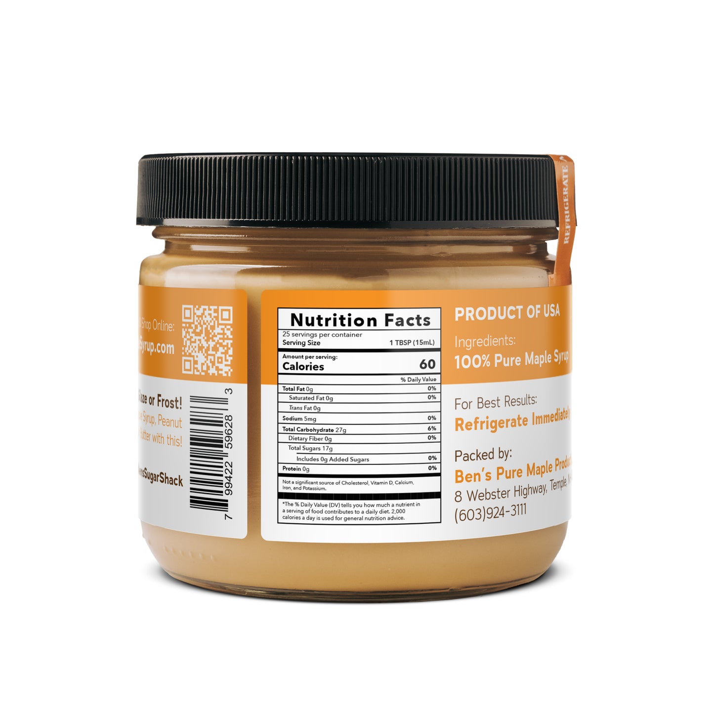 Pure Maple Cream - 12.5oz. / 354g