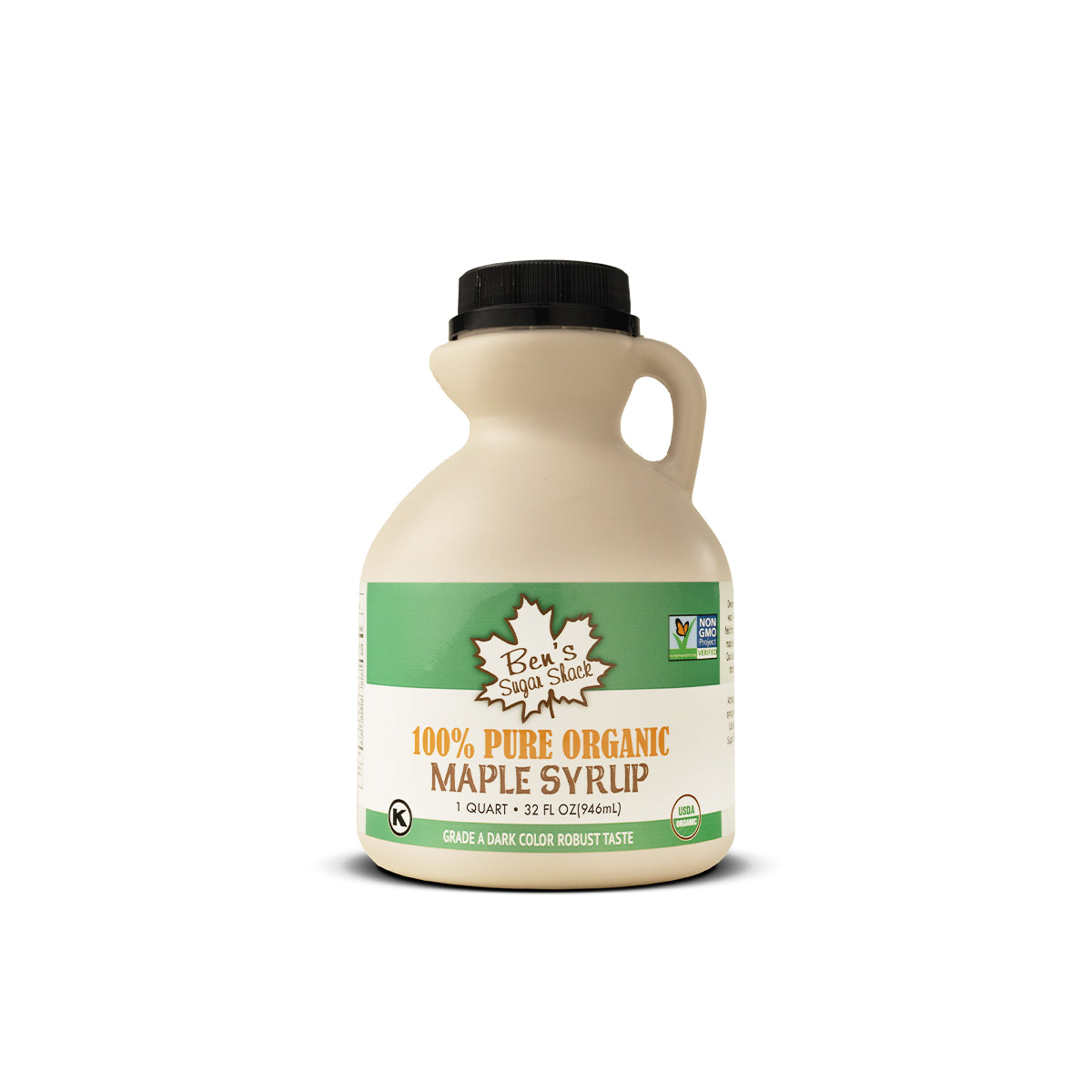 Organic Pure Maple Syrup in Plastic Jugs (All Sizes)