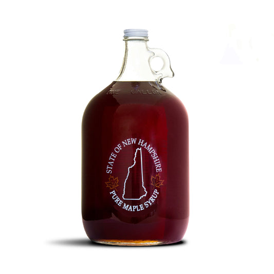 Pure Maple Syrup - New Hampshire Glass Jug (Various Sizes)