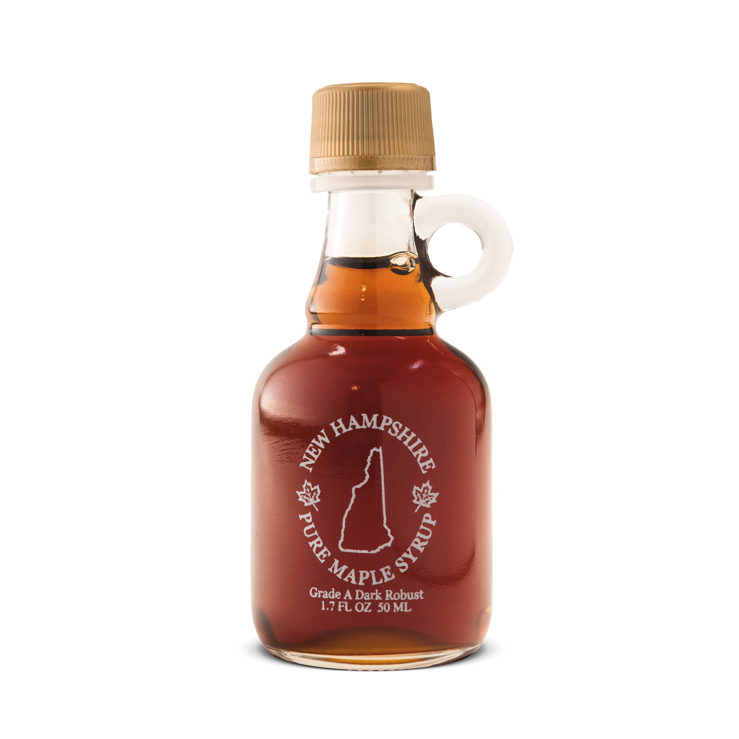 Ben's Pure Maple Syrup Favors - New Hampshire Glass Nip Bottle - 1.7 oz