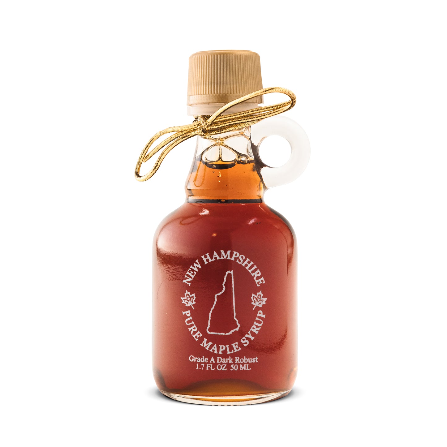 Ben's Pure Maple Syrup Favors - New Hampshire Glass Nip Bottle - 1.7 oz