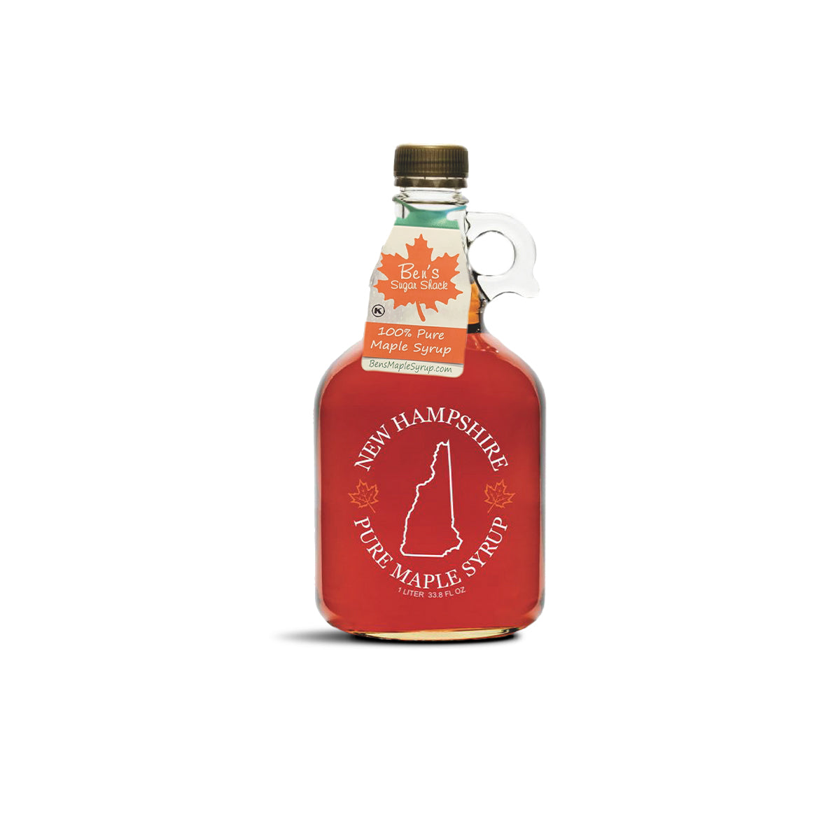 Pure Maple Syrup - New Hampshire Glass Jug (Various Sizes)