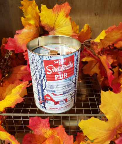 Crackling Wick Maple Candle the CUTEST can