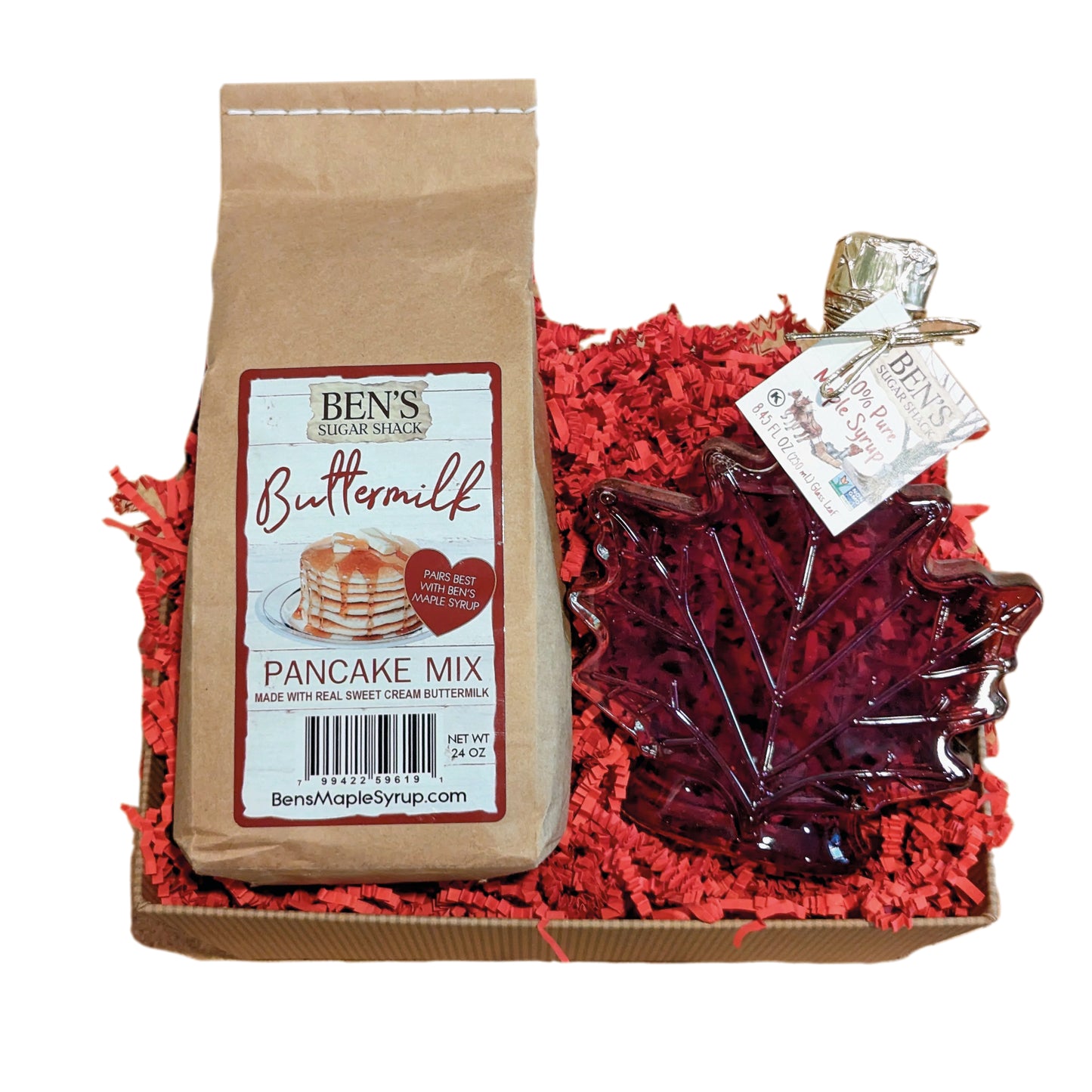 Maple Leaf & Pancakes Gift Basket