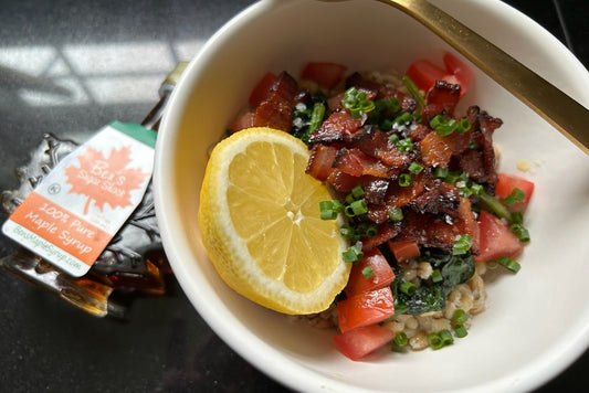 Pearl Barley and Maple Bacon Grain Bowl