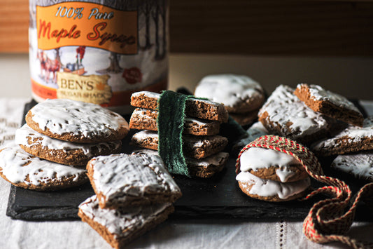 Maple Gingerbread inspired by traditional German Lebkuchen