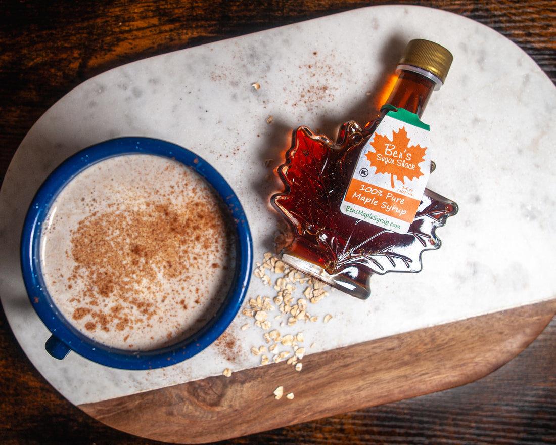 Atole Avena (Maple version of a traditional hot oatmeal drink)