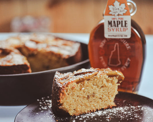 Maple Apple Mascarpone Cake