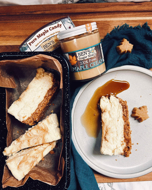 Small Batch Maple Cream Cheesecake Recipe