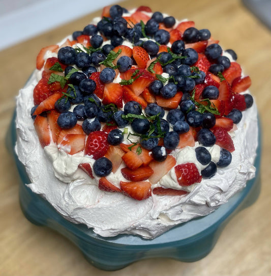 Maple Pavlova + Maple Vanilla Whipped Cream Recipe