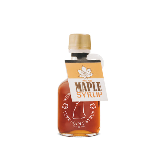 Ben's Pure Maple Syrup - New Hampshire Glass Nip Bottle - 1.7 oz