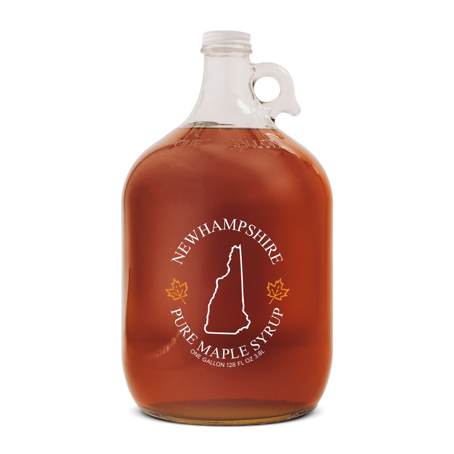 Pure Maple Syrup - New Hampshire Glass Jug (Various Sizes)