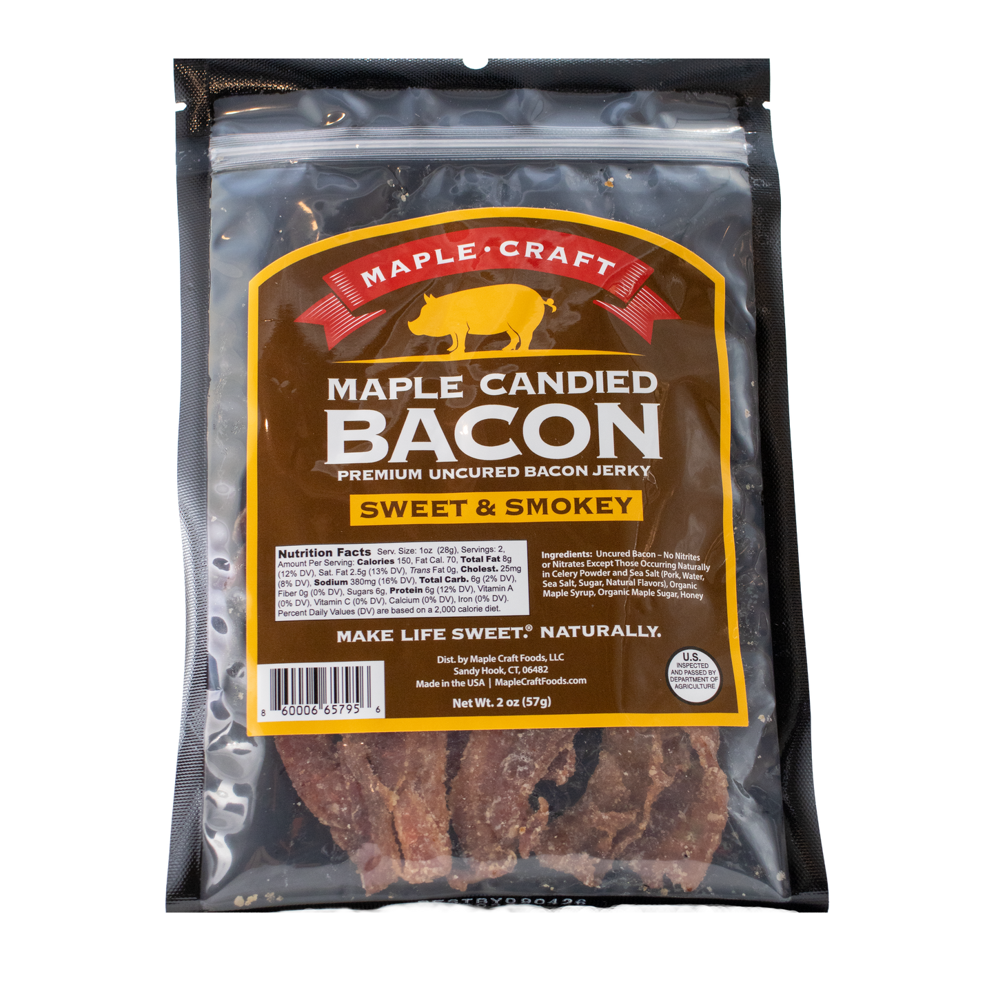 Maple Craft Candied Maple Bacon – Sweet & Smokey