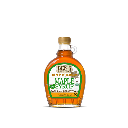 Ben's 100% Pure Organic Maple Syrup Flask - 8.45 oz
