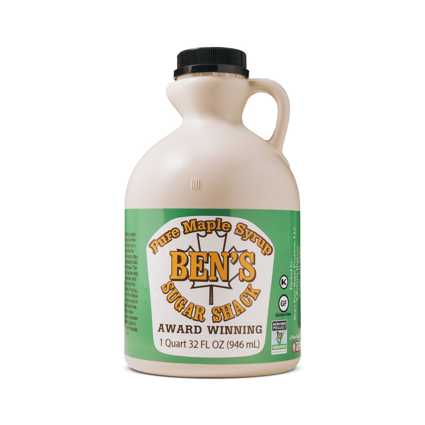 Ben's 100% Pure Maple Syrup CLASSIC Jug (All Sizes)