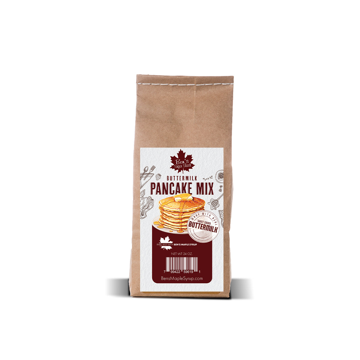 Maple Syrup & Buttermilk Pancake Mix Gift Box