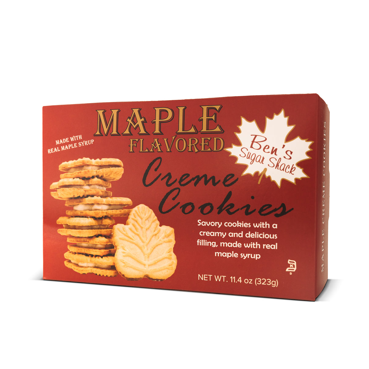 Maple Leaf Cookies Ben's Sugar Shack Bens Maple Syrup