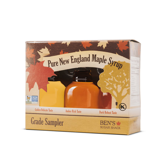 New England Maple Syrup Grading Sampler Set (Corporate Gift Favors)