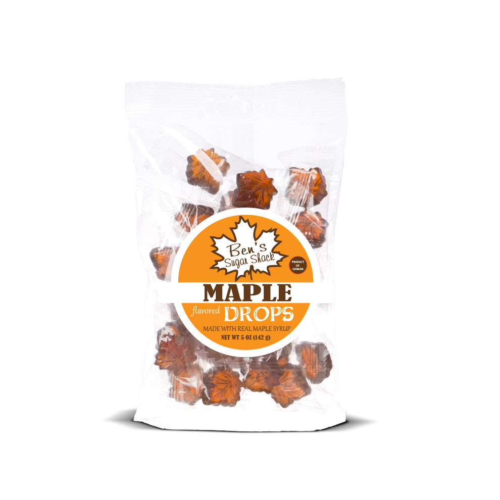 5oz. Maple Flavored Drops Hard Candy Bens Sugar Shack Bens Maple Syrup