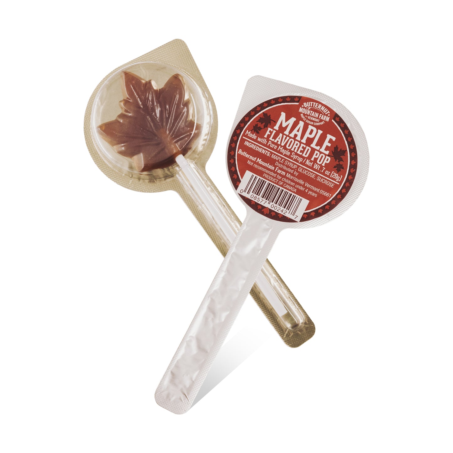 Maple Leaf Hard Candy Pop