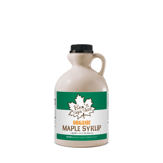 Organic Pure Maple Syrup in Plastic Jugs (All Sizes)