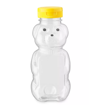 Empty 12 oz. Plastic Honey Bear