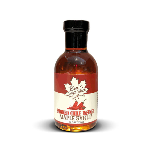 Smoked Chile Infused Maple Syrup 12 oz
