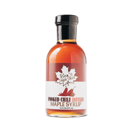 Smoked Chile Infused Maple Syrup 12 oz