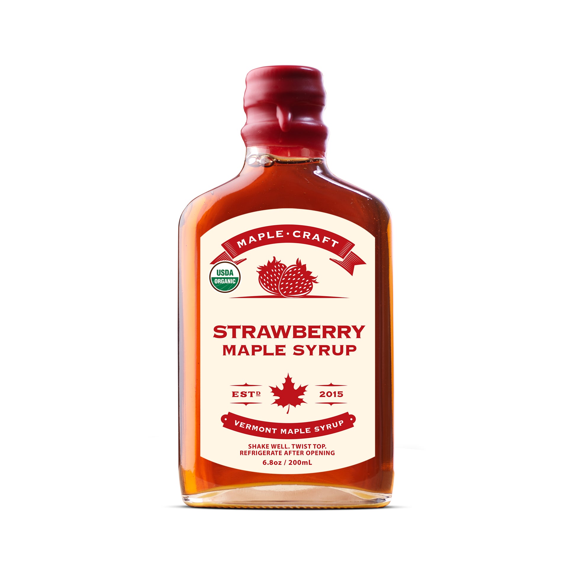 Strawberry Maple Syrup | Maple Craft Strawberry Maple Syrup | Maple Craft