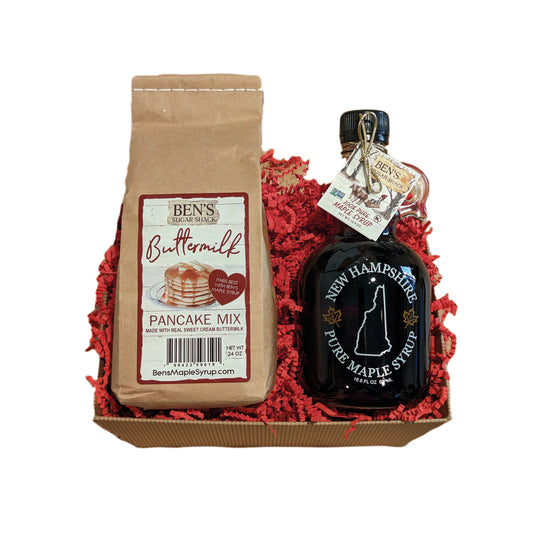 Pancakes & New Hampshire Gift Basket (Corporate favor)
