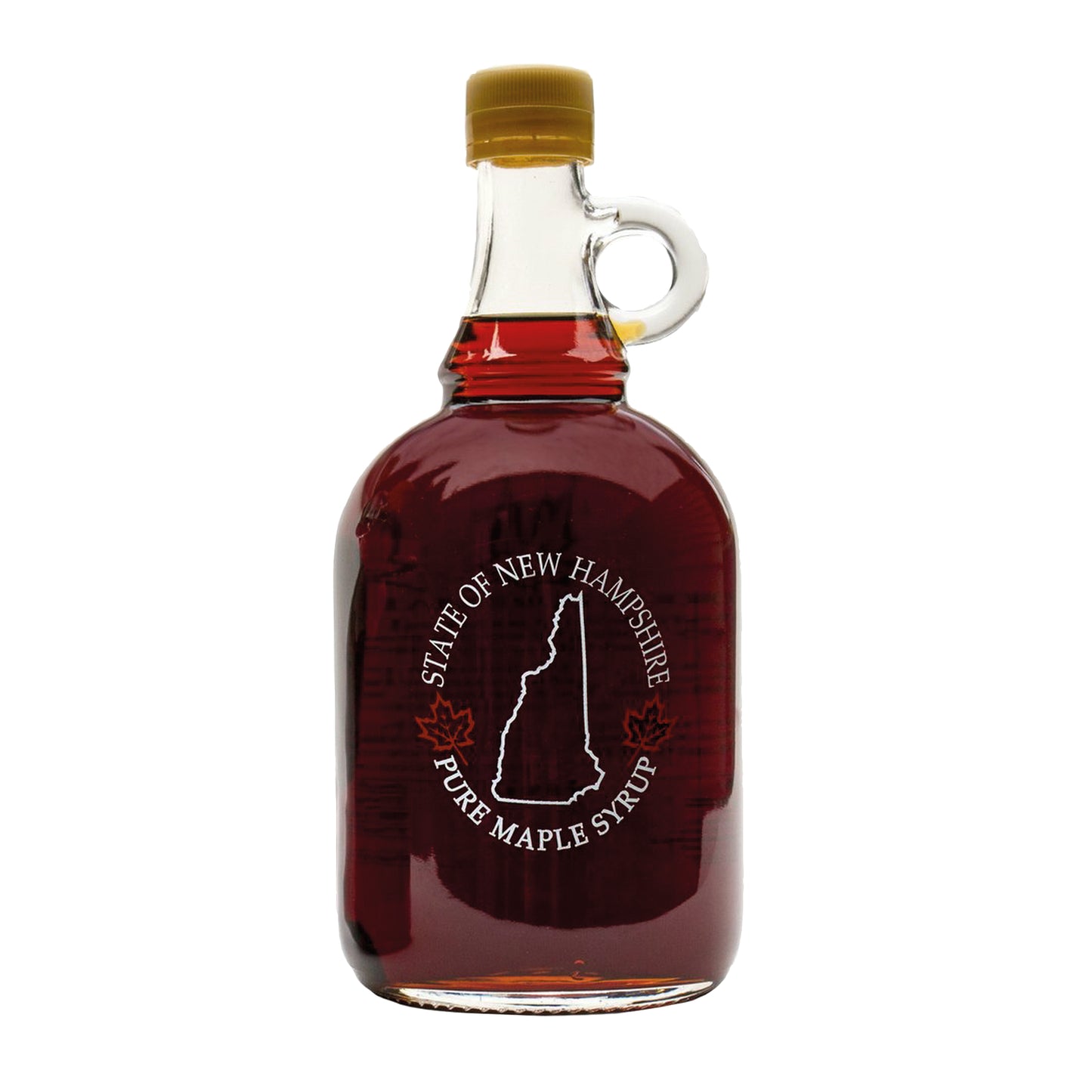 Pure Maple Syrup in New Hampshire Glass Jug - 64 oz (half gallon)