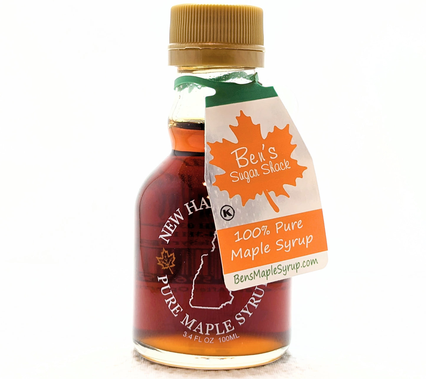 Pure Maple Syrup in New Hampshire Glass Jug - 3.4 oz