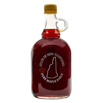 Pure Maple Syrup in New Hampshire Glass Jug - 33 oz (1 liter)